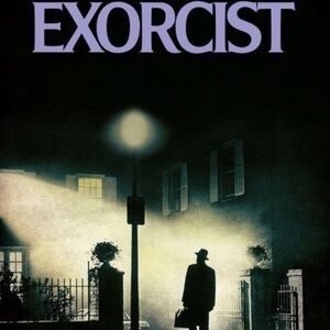 The Exorcist Poster - Iconic Horror Art in Black & Green